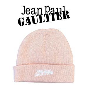 NWT Authentic Jean Paul Gaultier Pink Beanie Hat Toque Tuque